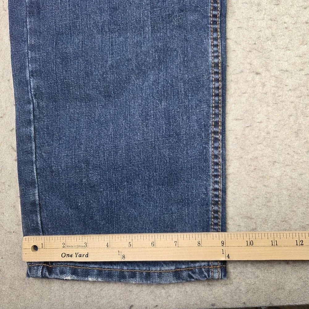 Levis 559 Jeans Mens 40x32 Blue Relaxed Straight Dark Wash Mid Rise Denim